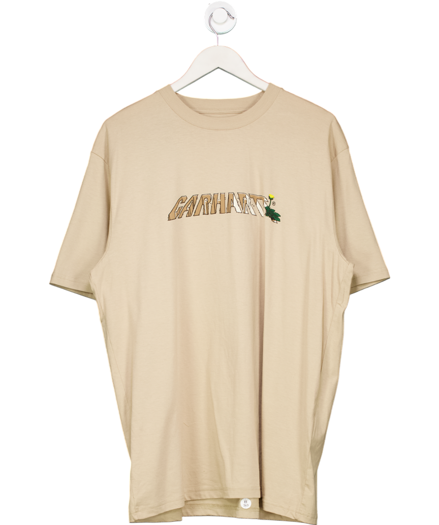 Carhartt WIP Beige Dandelion Script T-shirt UK XL