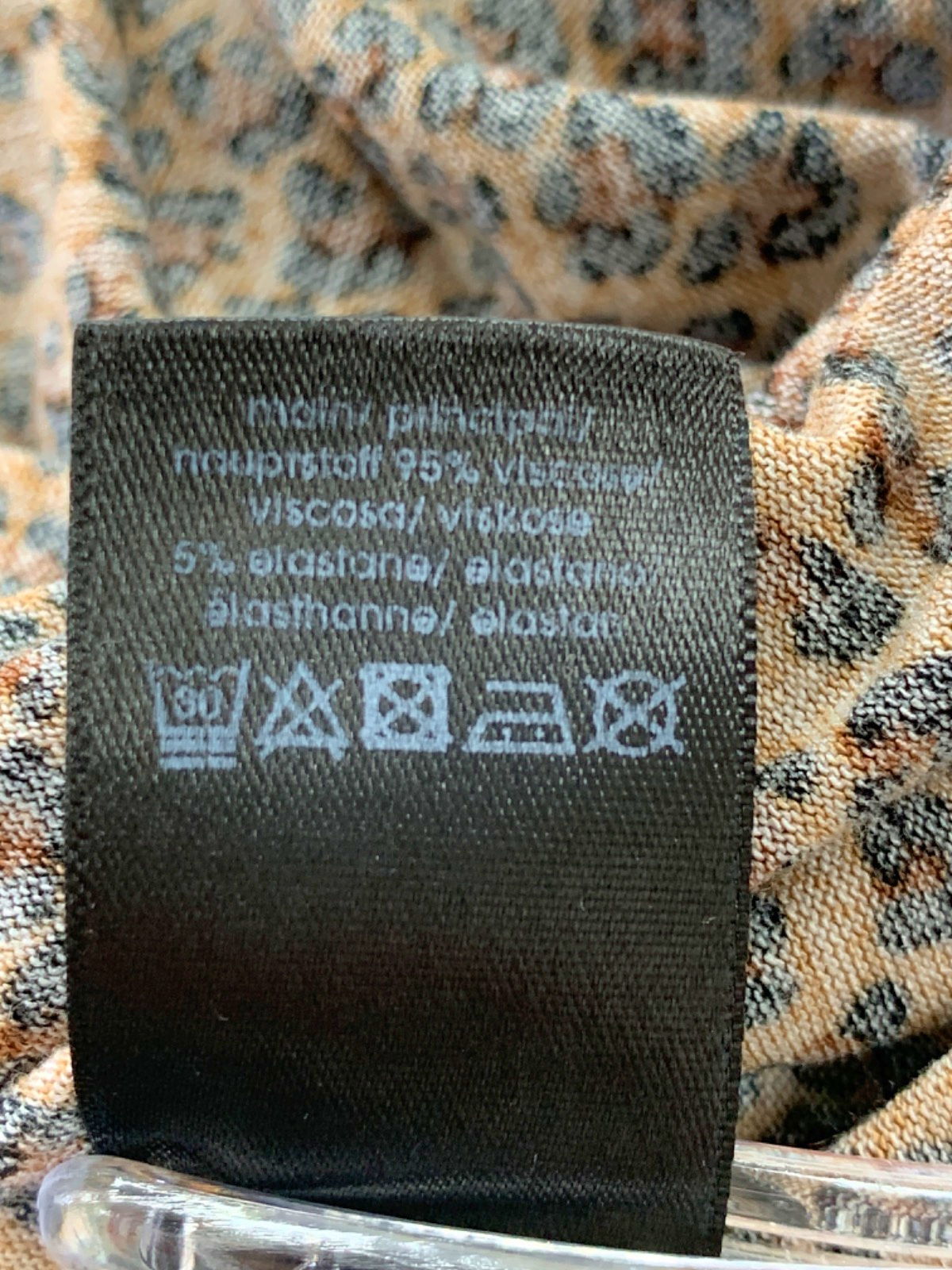 Live Brown Leopard Print Long Dress UK 26-28