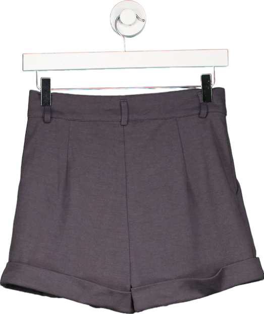 Dazy Grey Pleated Shorts UK S