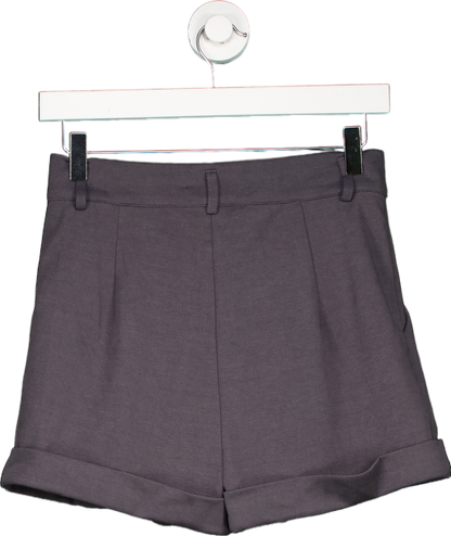 Dazy Grey Pleated Shorts UK S