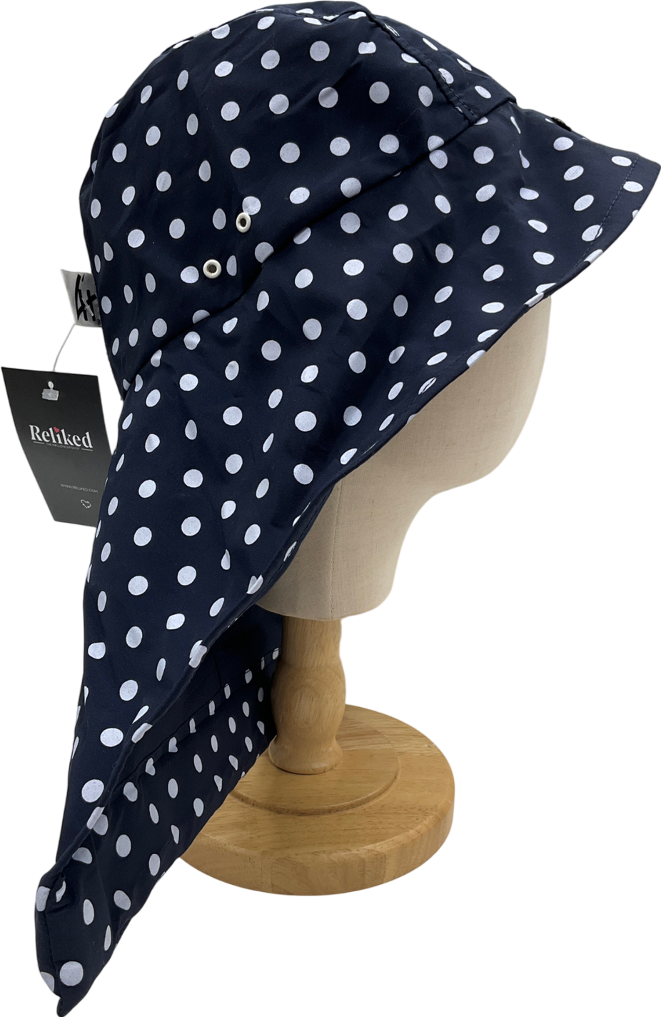 l hood Blue Ritza Foldable Hat One Size