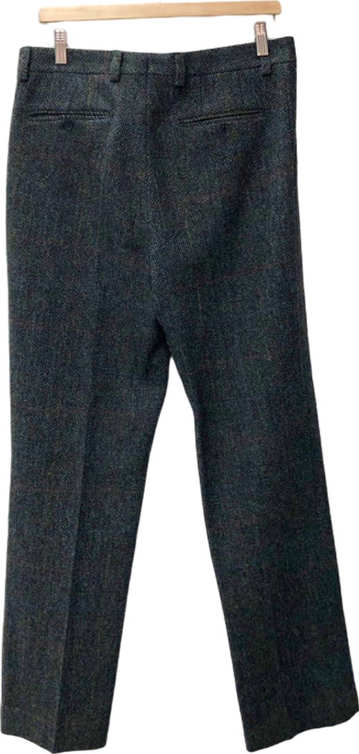Thomas Farthing Grey Wool Tailored Trousers 32R
