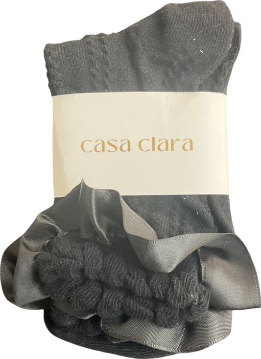 Casa Clara Black Paris Socks One Size