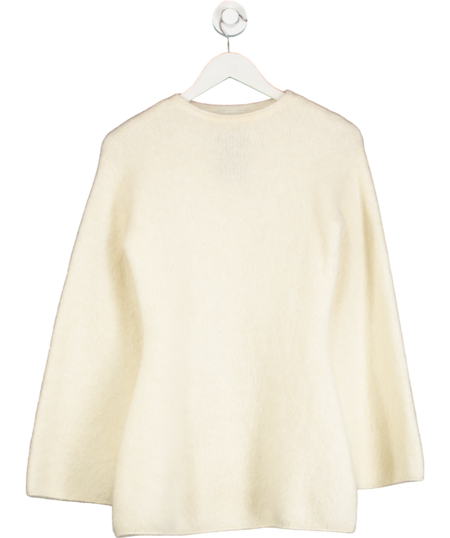 By Malina Cream Wool Sweater Dress UK S