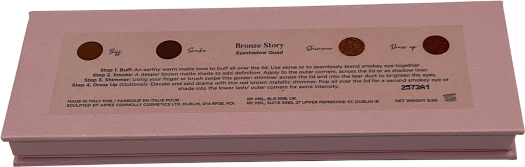 Sculpted by Aimee Eyeshadow Quad Palettes Bronze Story 6.5g