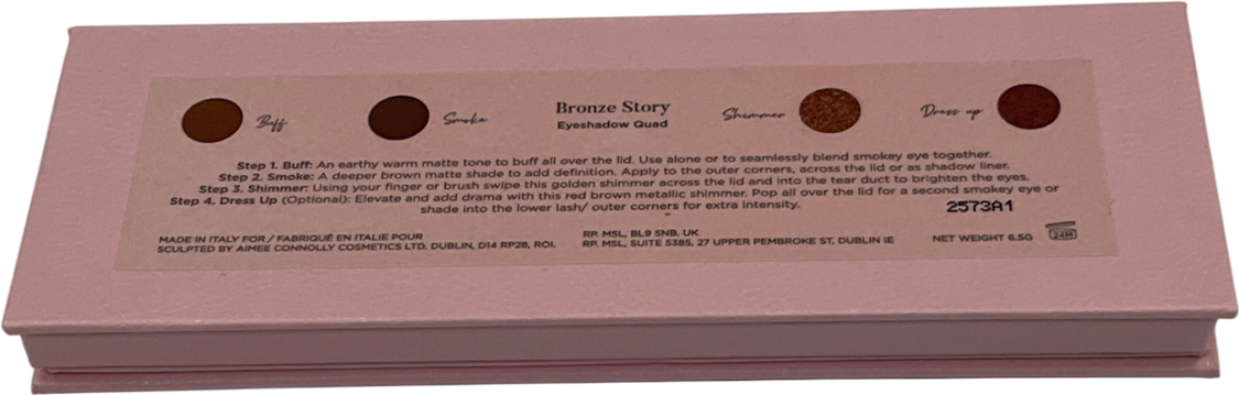 Sculpted by Aimee Eyeshadow Quad Palettes Bronze Story 6.5g
