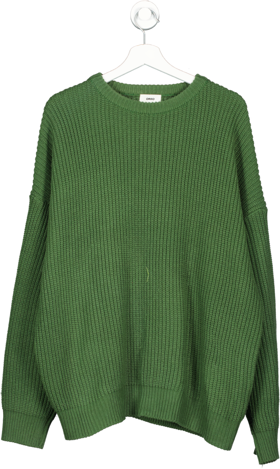 Oreo Green Knitted Crewneck Jumper UK L