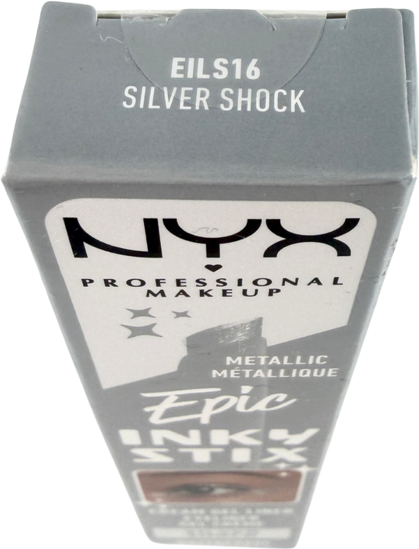NYX Epic Inky Stix Cream Gel Eyeliner Silver Shock 0.1g