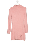 Vicolo Pink Mini Dress Alpaca Wool, Polyamide, Virgin Wool, Elastane UK XS/S