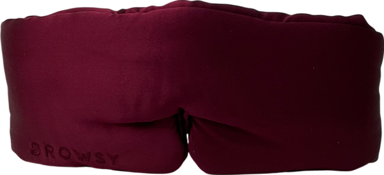 Drowsy Sleep Co Silk Sleep Mask Red One size