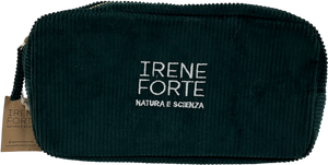 Irene Forte Green Corduroy Wash Bag