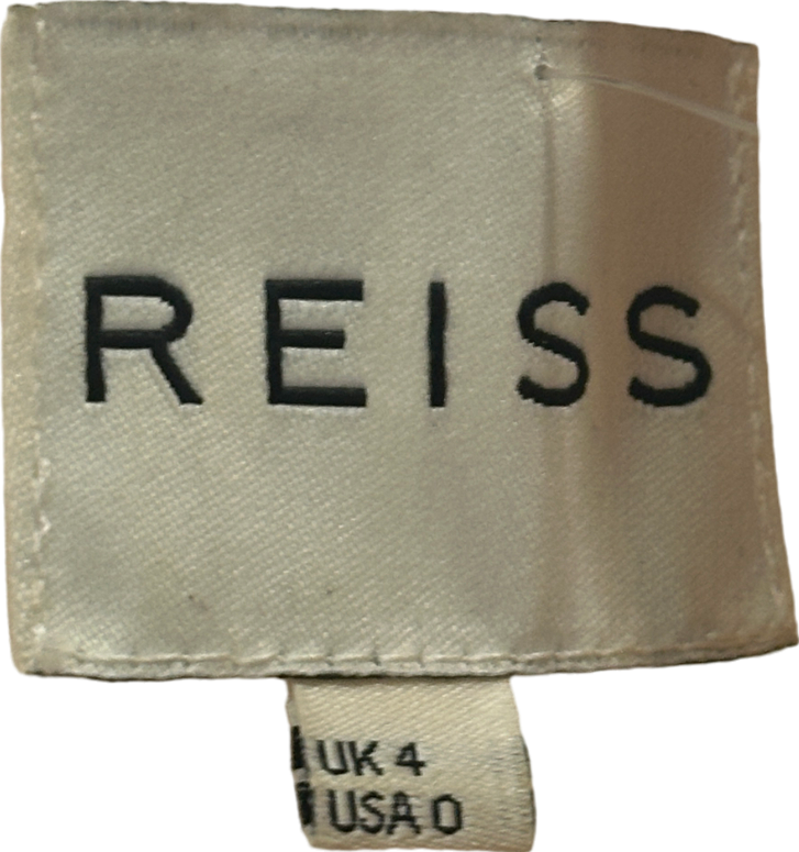 Reiss Cream Wrap Dress UK 4