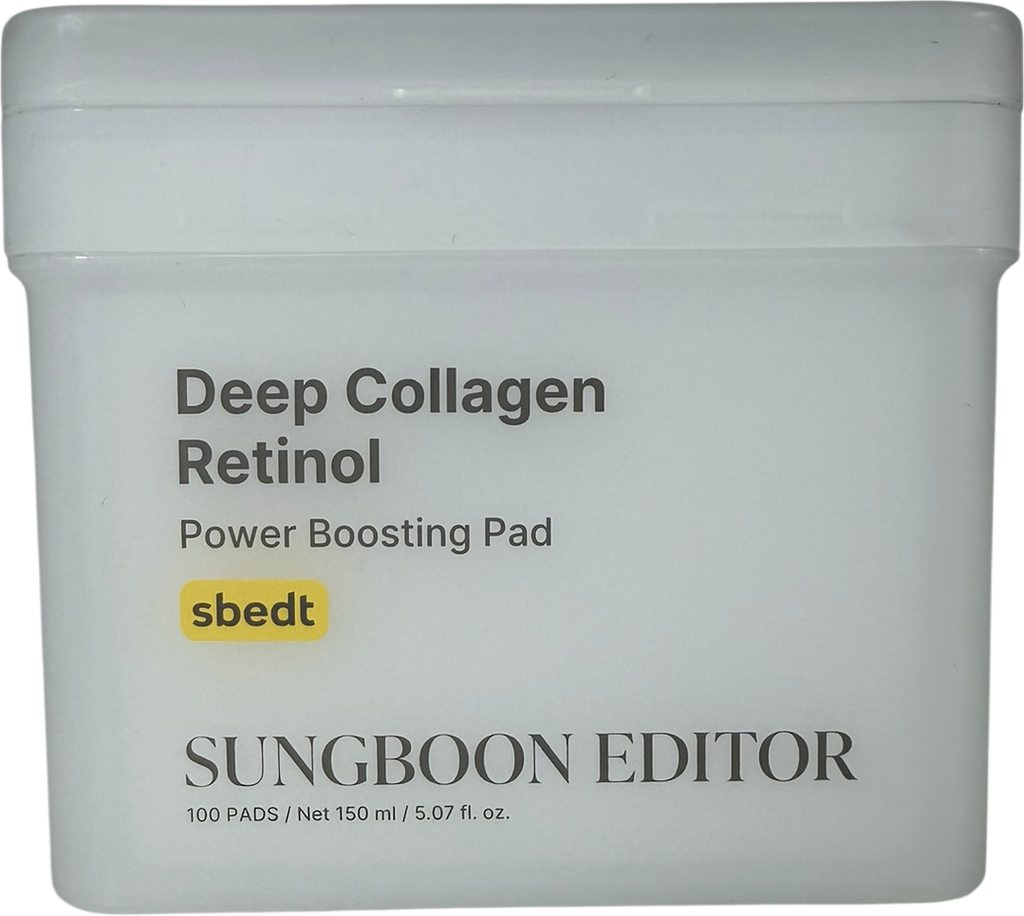 Sungboon Editor Deep Collagen Retinol Power Boosting Pad 100 pads
