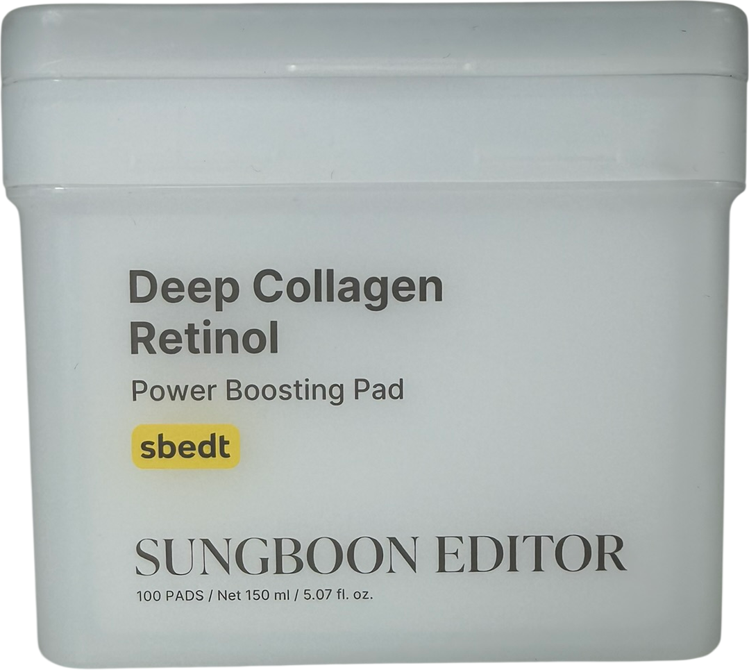 Sungboon Editor Deep Collagen Retinol Power Boosting Pad 100 pads