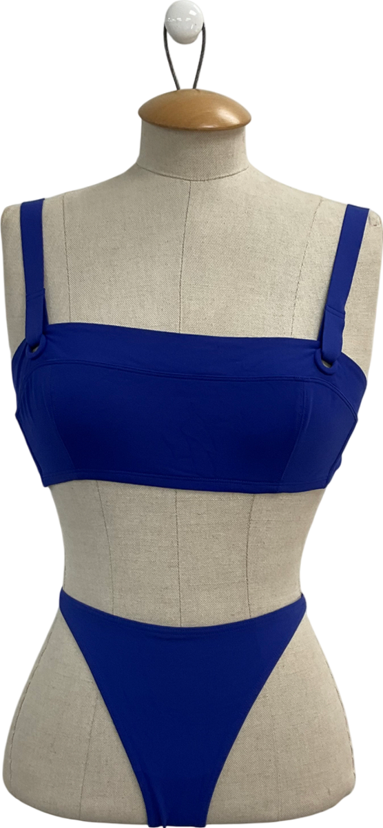 Eres Blue Square Neck Bikini UK 12