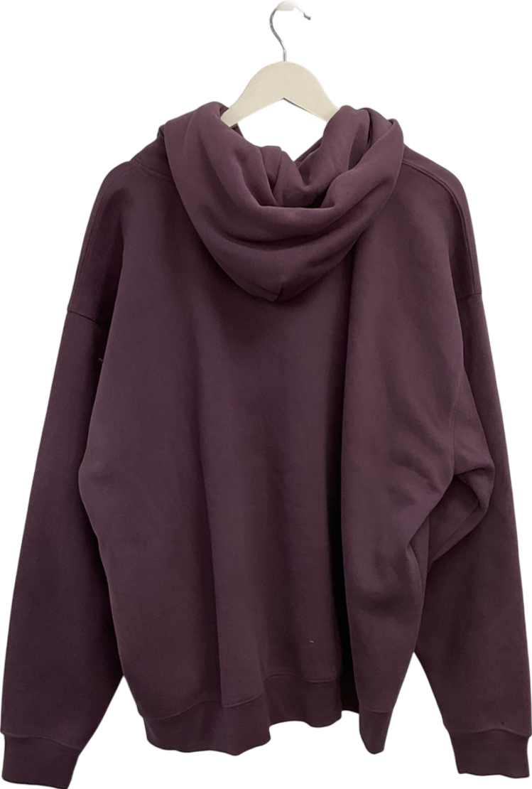 GYM KING Purple Luxe Hood In Deep Plum UK 14