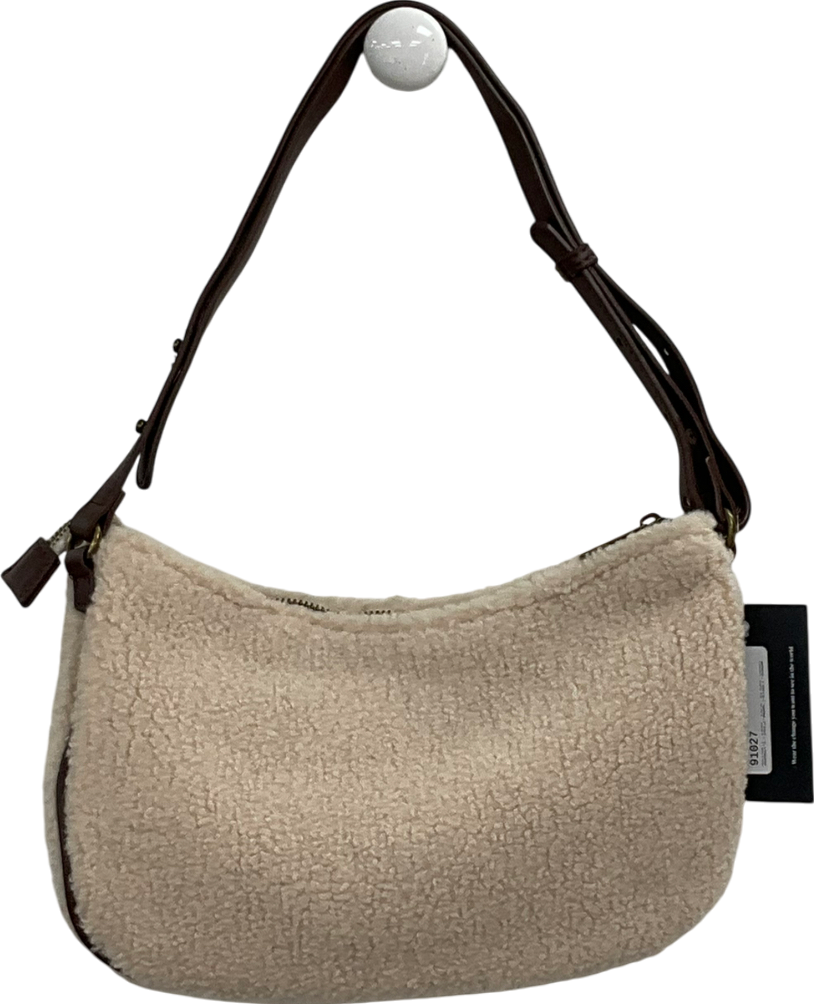 cotton on Cream Wool Bag