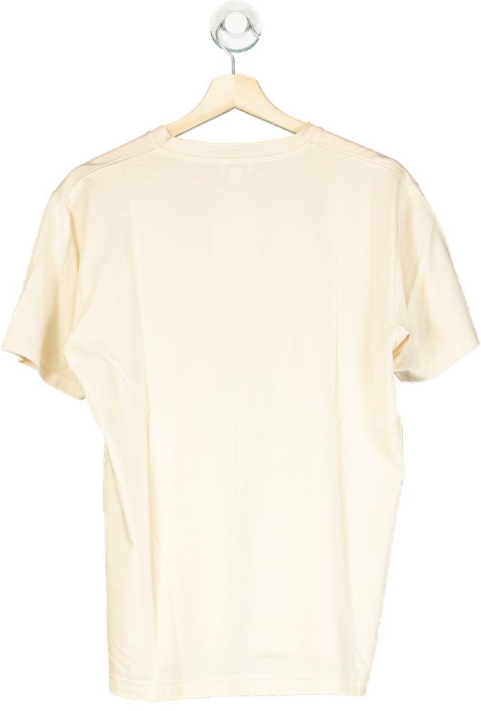 Sunspel Beige Cotton T-Shirt UK M