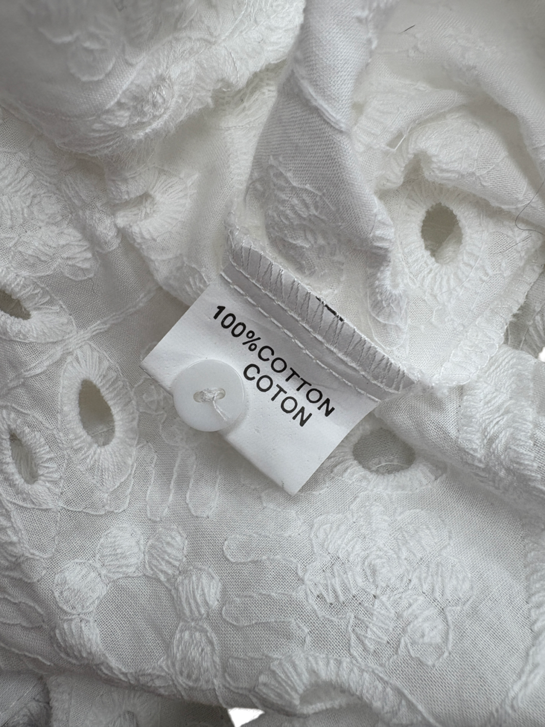 Law & Co Bisou's Project White Ambrose Blouse UK L