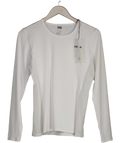Stronger White Long Sleeve Activewear Top UK M