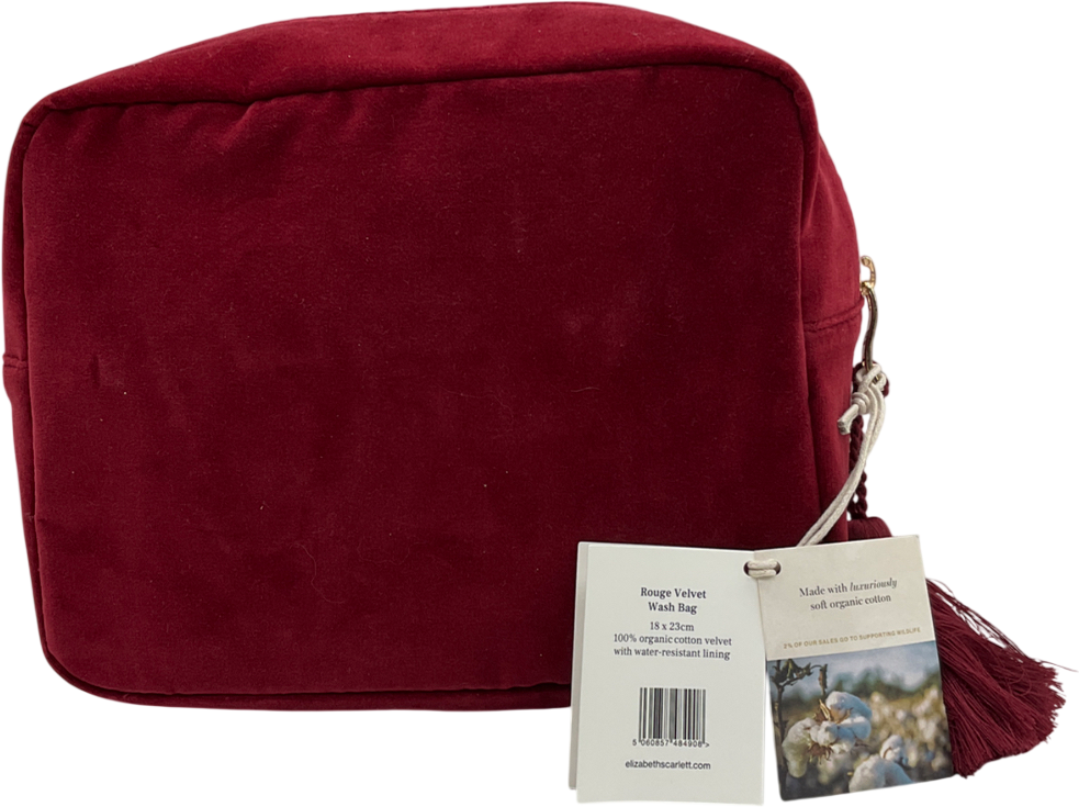 Elizabeth london Red Enchanted Heart Wash Bag One Size