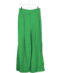 cos Green High-waisted Wide-leg Trousers UK 8