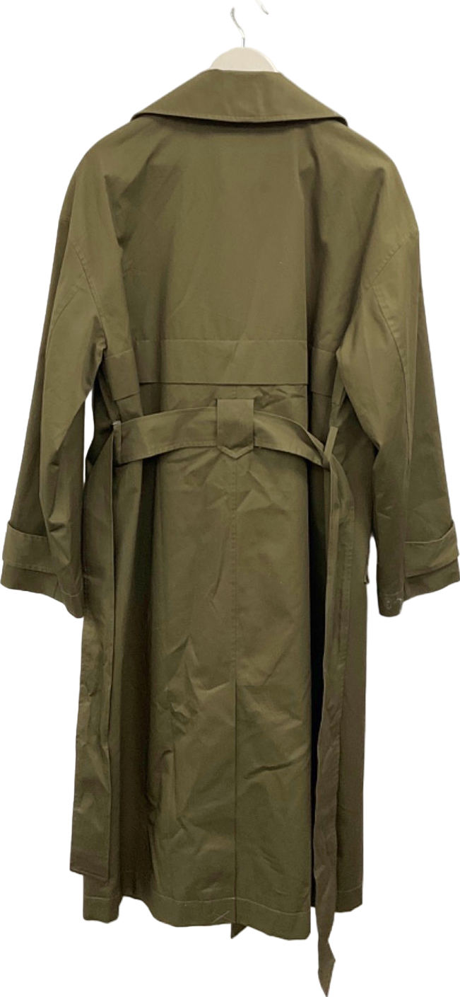 River Island Khaki Somewhere To Go Trench Coat UK M