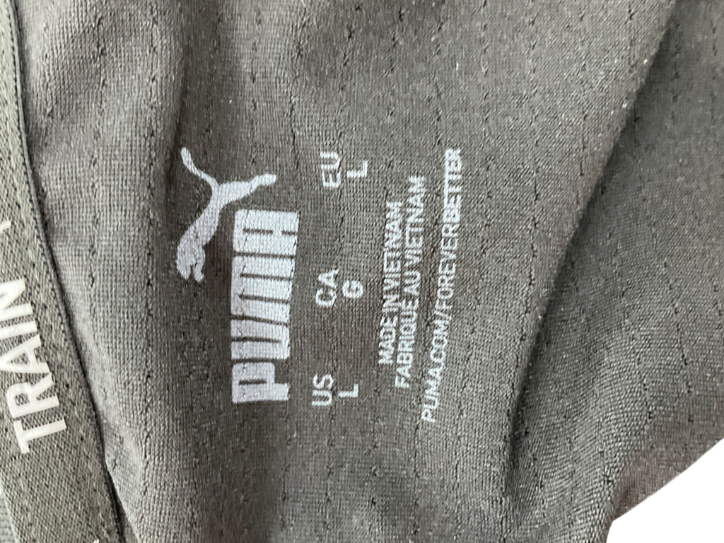 Puma Black Tank Top UK L