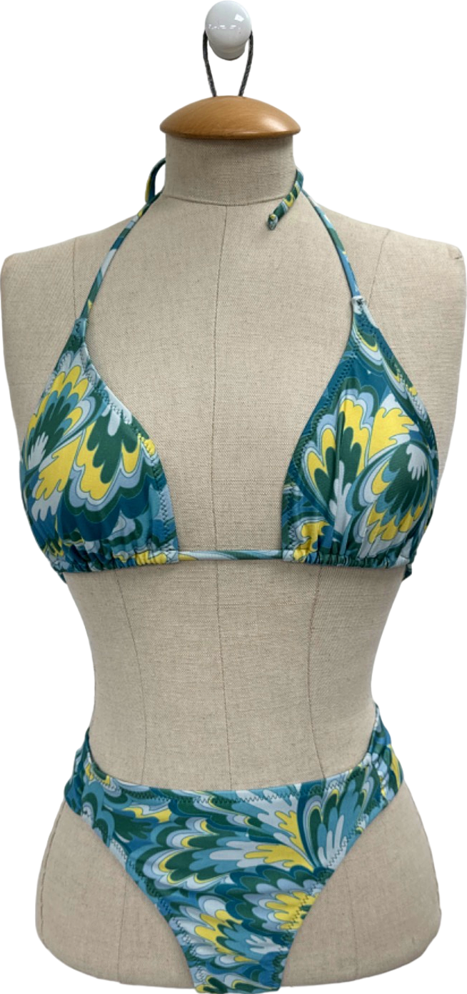 Pretty Me Multi Floral Print Bikini Set UK M