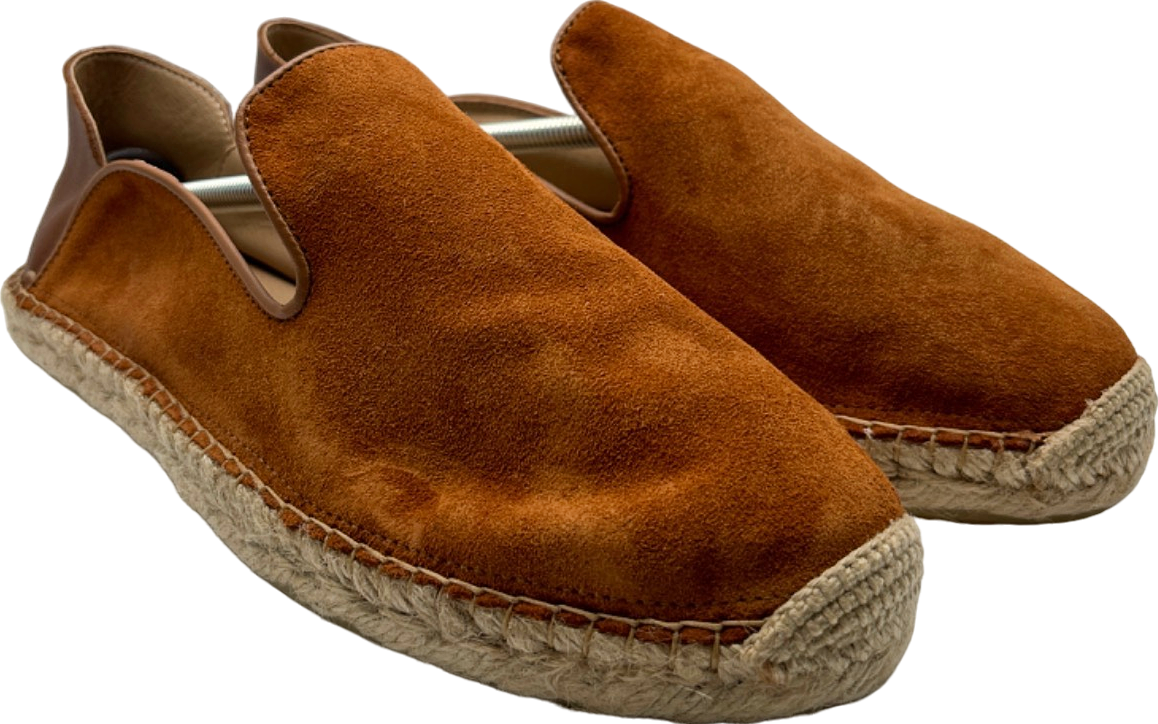 Frescobol Carioca Brown Suede Espadrilles UK 9.5