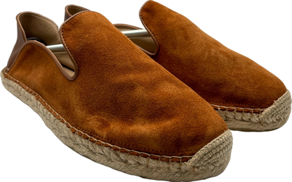 Frescobol Carioca Brown Suede Espadrilles UK 9.5