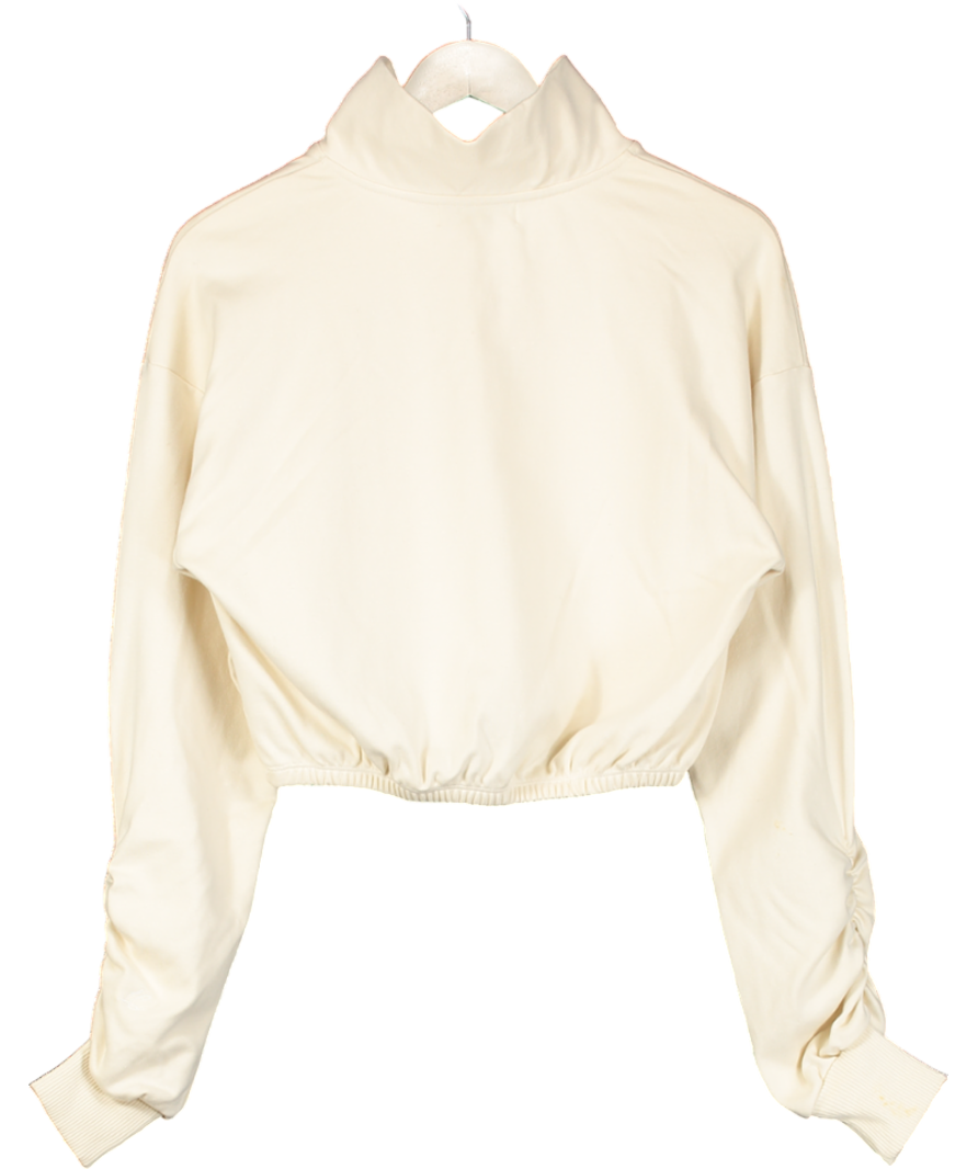 LC Official Cream Lounge Quarter Zip Sweatshirt UK S