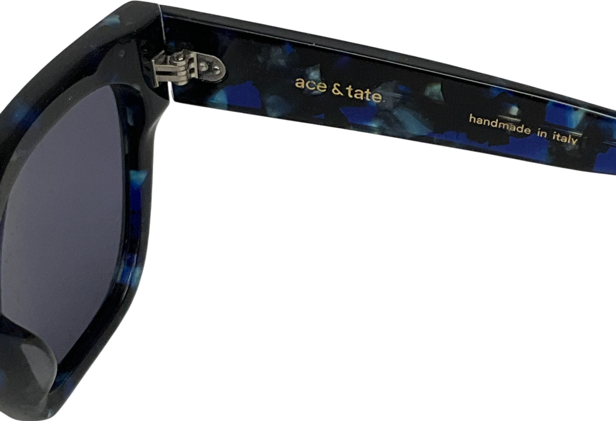 ace & tate Allen Small Blue Sunglasses