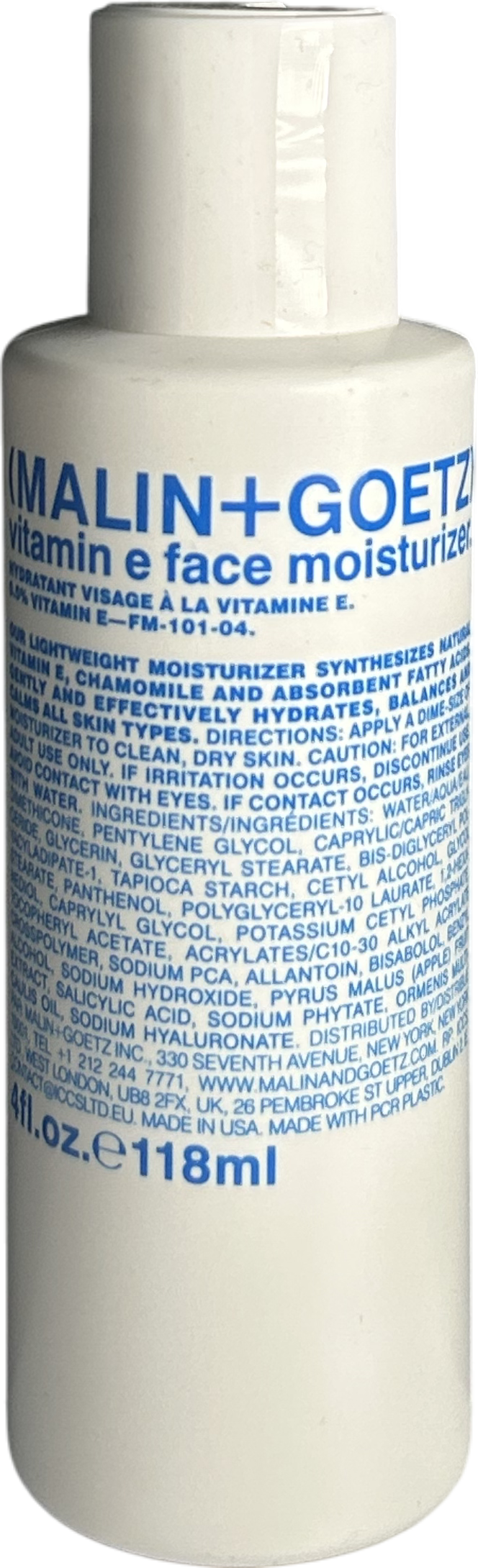 Malin + Goetz Vitamin E Face Moisturiser 118ML