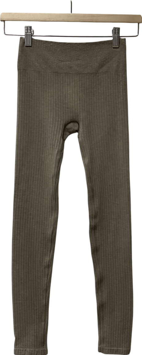 gymshark Beige Luxe Seamless Leggings UK XS