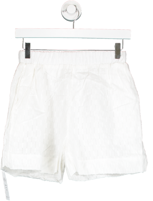 Unique Avenue White Soft Pyjama Shorts UK S