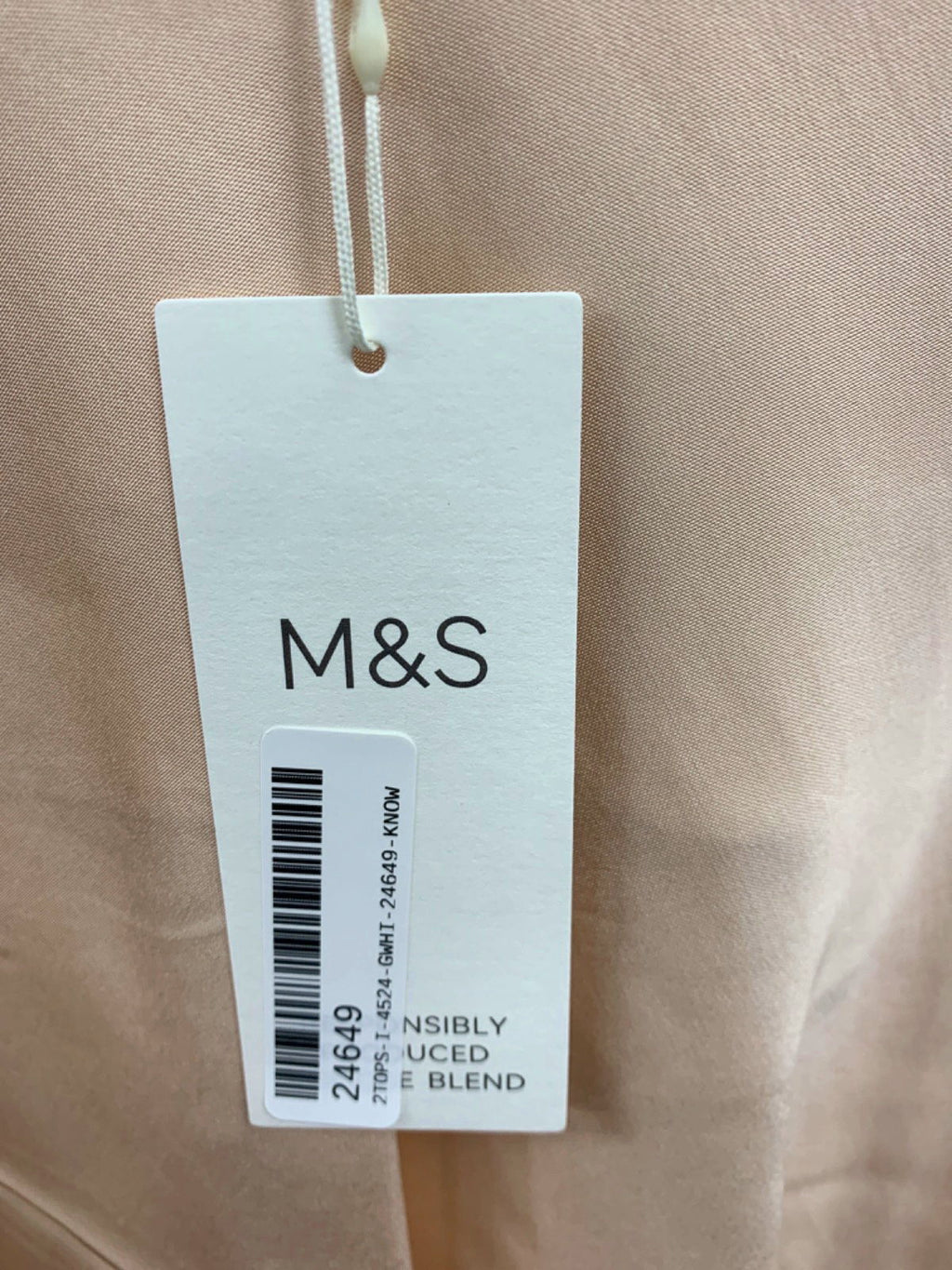 M&S Nude Camisole Top UK 12