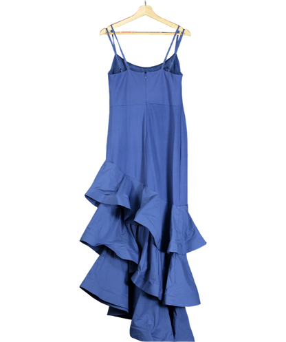 Karen Millen Chest Cutout Blue Dress UK 12