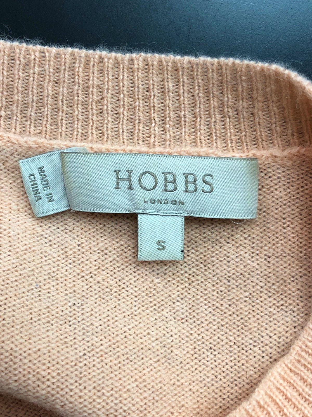 Hobbs London Pink Cashmere Jumper S