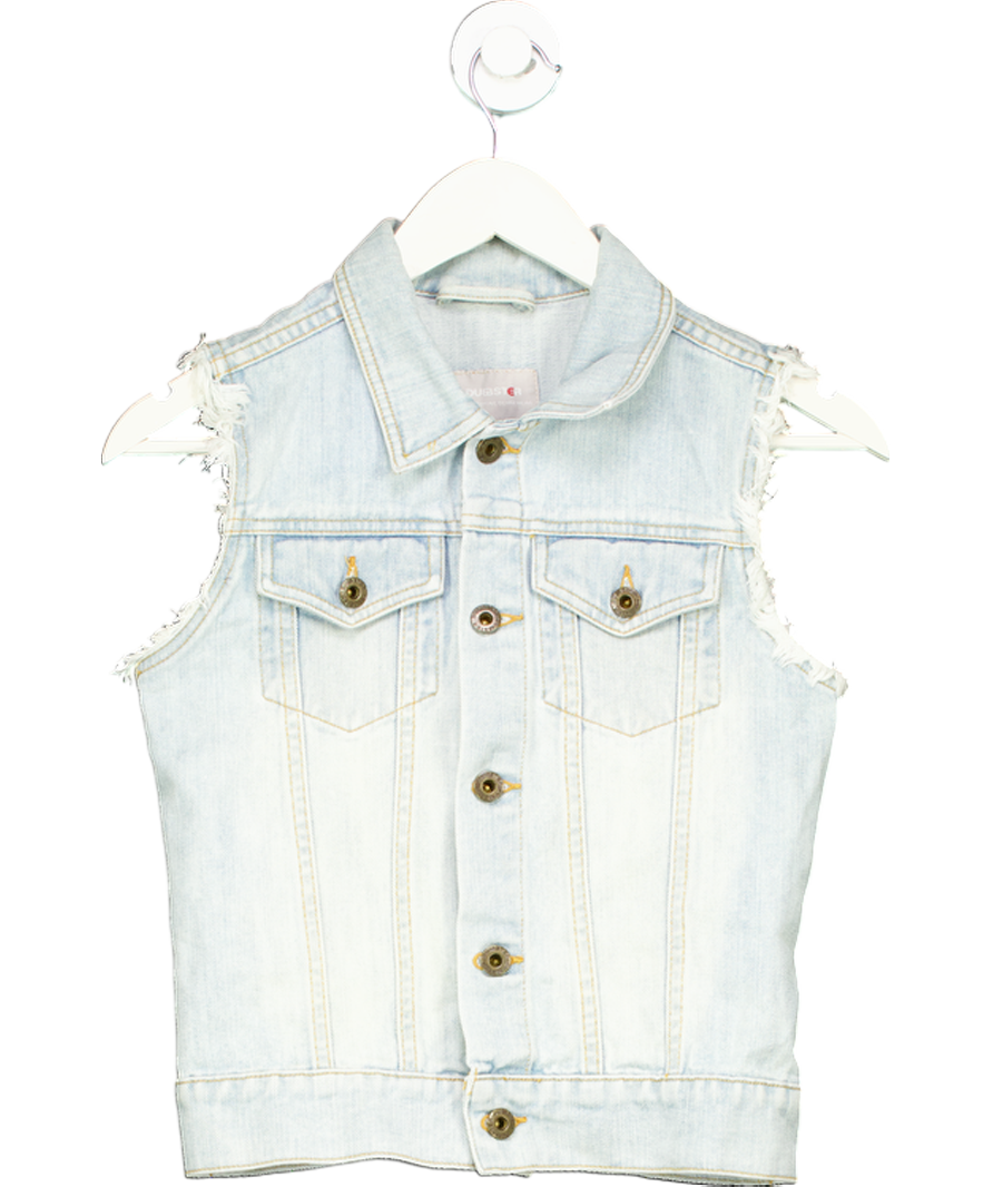 H&M Blue Denim  Button Up waistcoat 13 Years