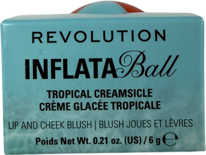 Revolution Inflataball Glow Lip & Cheek Tint Tropical Creamsicle 6g