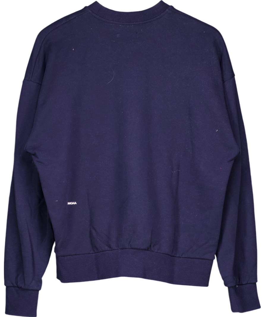 PANGAIA Blue 365 Midweight Organic Cotton Sweatshirt UK M