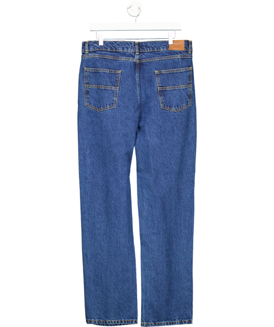 Percival Blue Mid-blue Straight Leg Denim Jeans W32