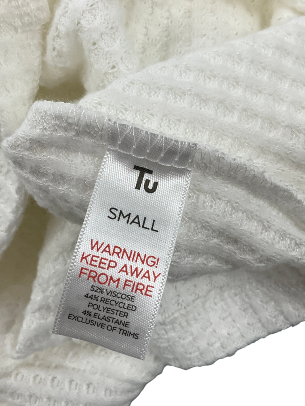 TU White Pyjamas Co-ord UK S