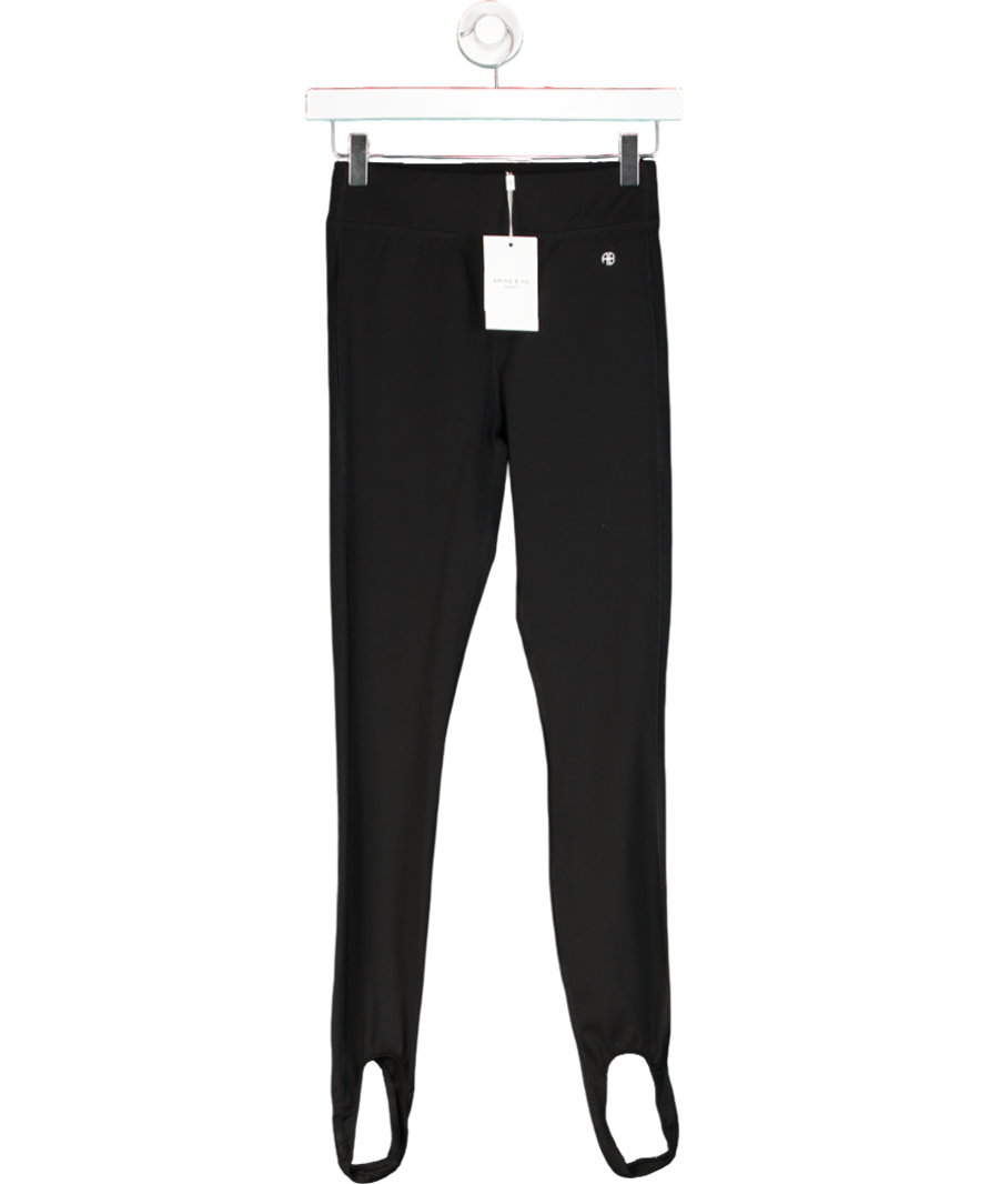 Anine Bing Black Sport Rhea Leggings UK XS