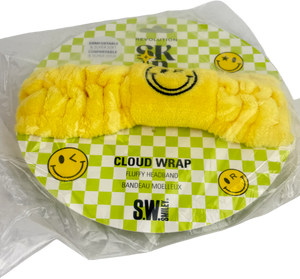 Revolution Yellow S.w.smiley Cloud Wrap Fluffy Skincare Headband
