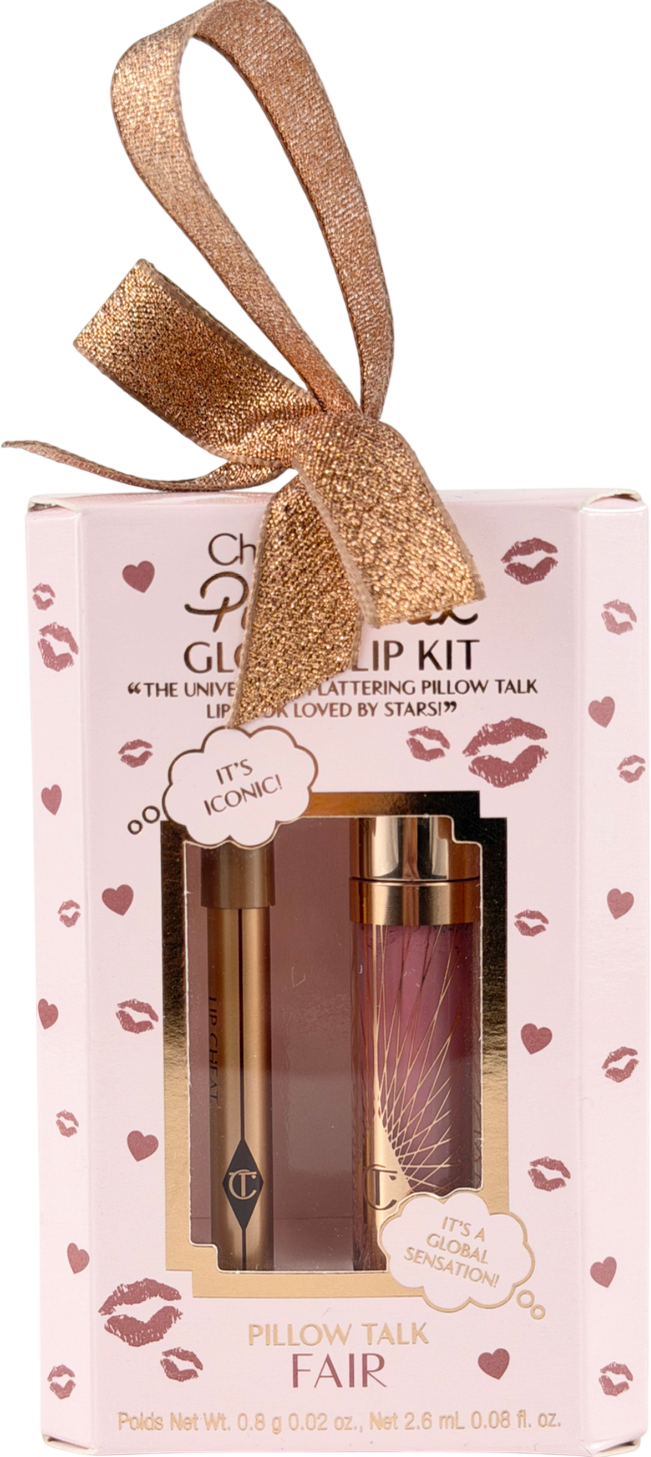 Charlotte Tilbury Pillow Talk Glossy Lips Duo Fair 2.6ml