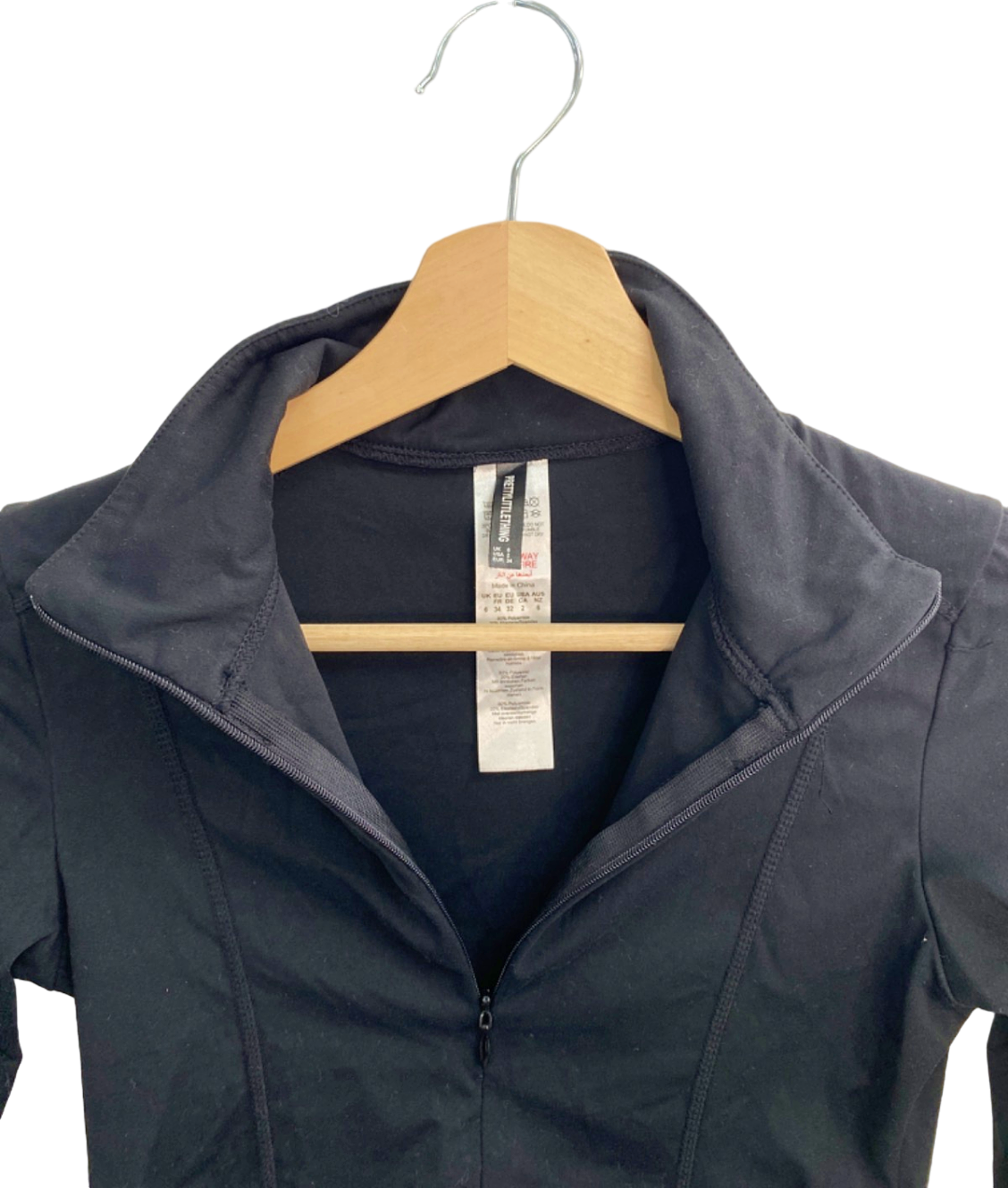 H&M Black Long Sleeve Athletic Top UK 6