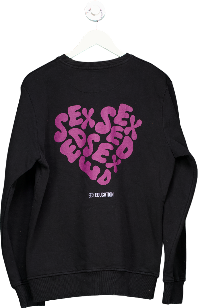 Sex Education Black Crewneck Sweatshirt UK L