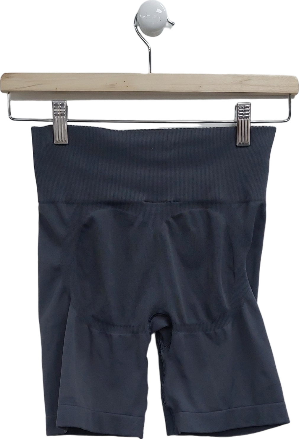 Bo+Tee Grey Define Waist Shorts UK S